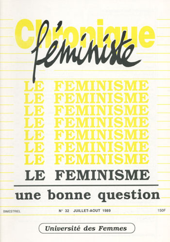 Le féminisme, une bonne question