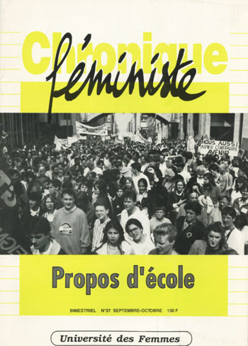 Propos d'école