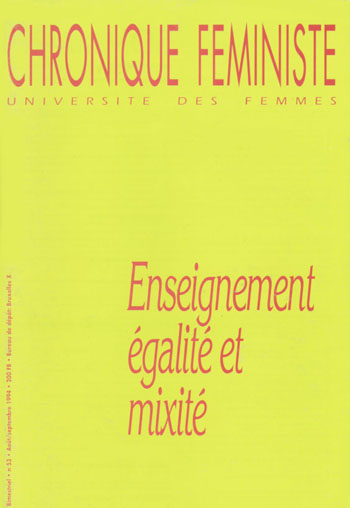 Enseignement: égalité et mixité