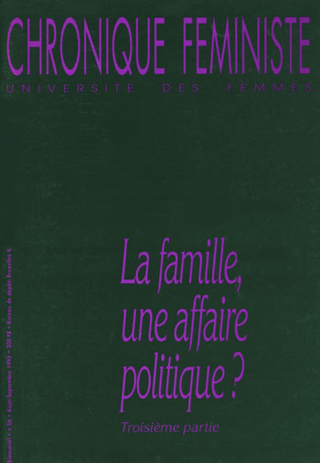 La famille: une affaire politique? (3)