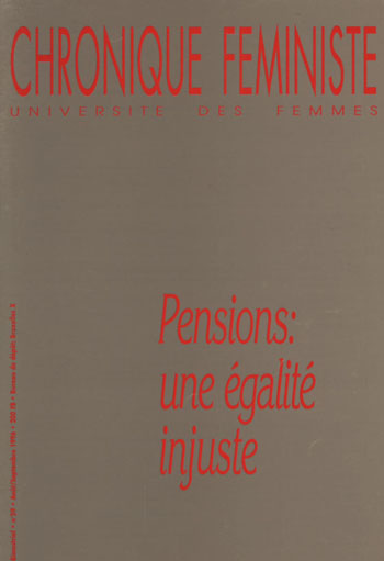 Pensions: une égalité injuste